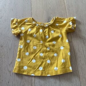 Carter’s Yellow Polka Dot Kids Shirt
